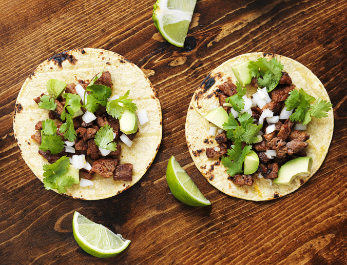 Steak tacos.