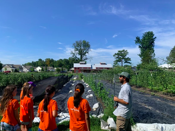 People at Woodside Farms.