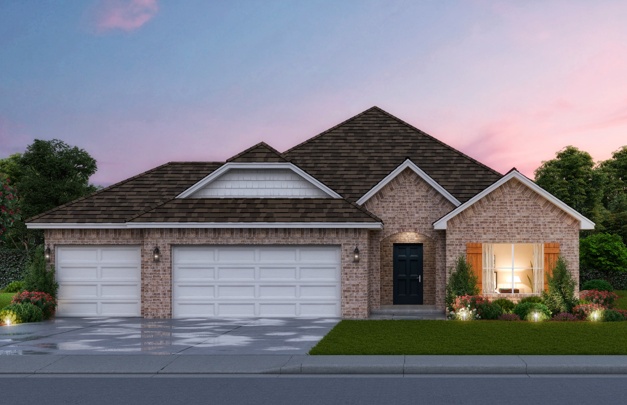 The Redbud Floor Plan OKC Home Builder Authentic Custom Homes