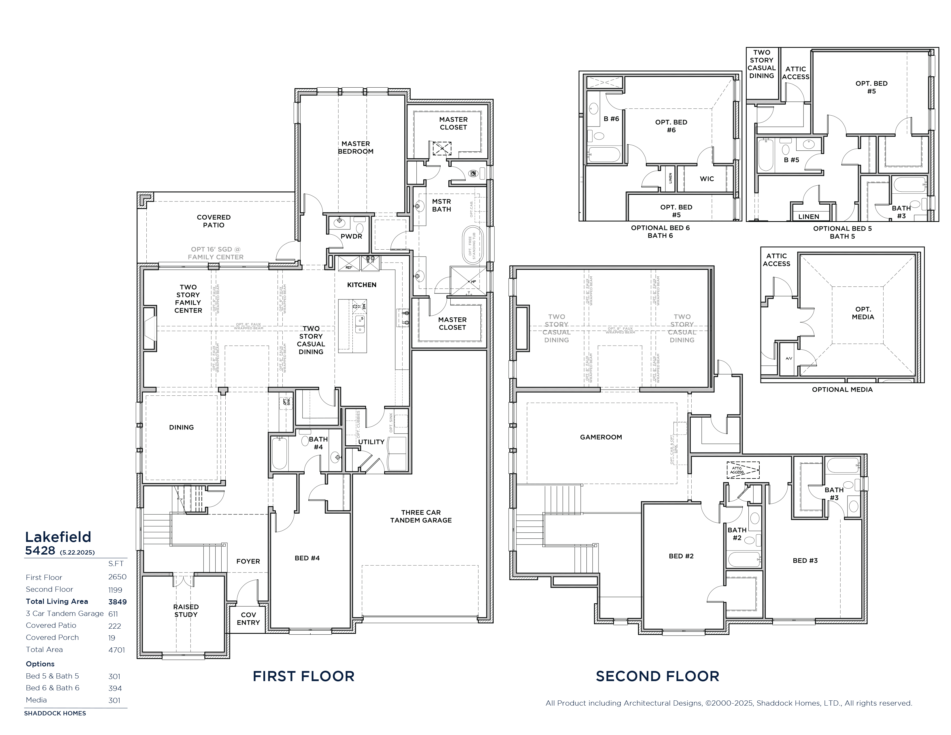 Lakefield floor plan drawing