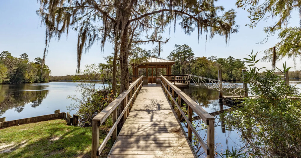 Boat ramp in the Smith Family Homes' community NorthShore on the St. Marys River