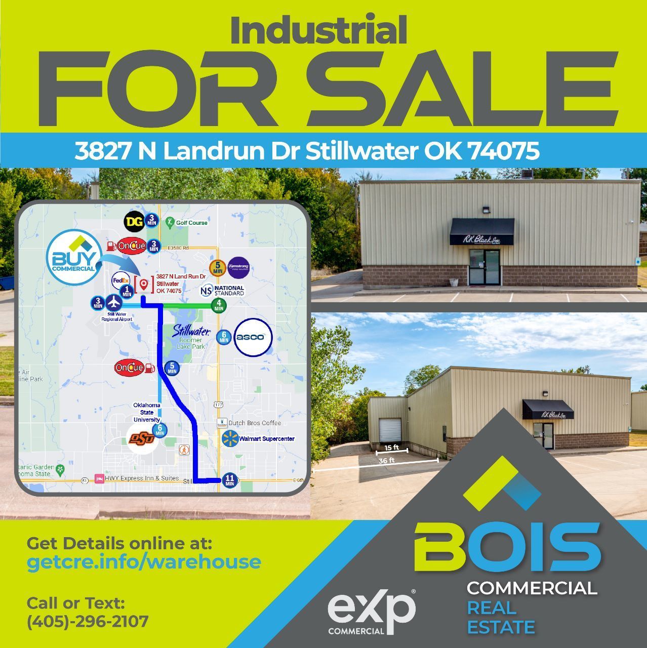 Updated Stillwater Industrial Flex Property For Sale/For Lease