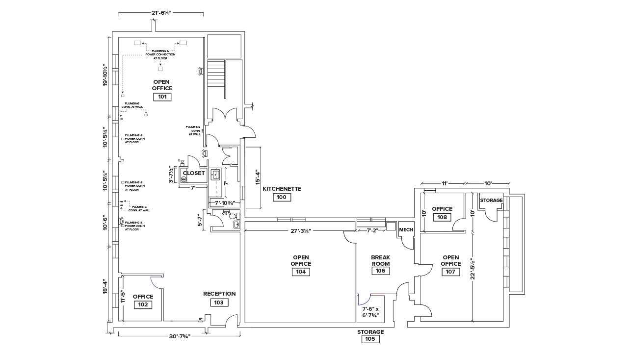 Suites 101-103 Office/Medical