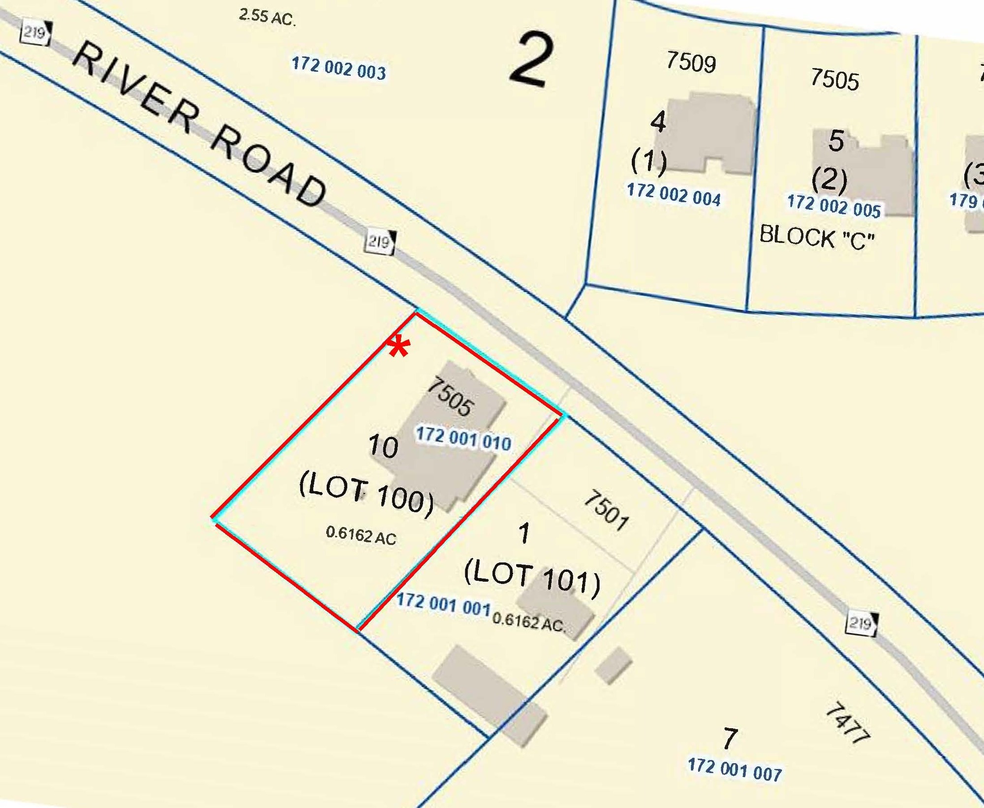7505 River Road, 7505 River Rd. Map