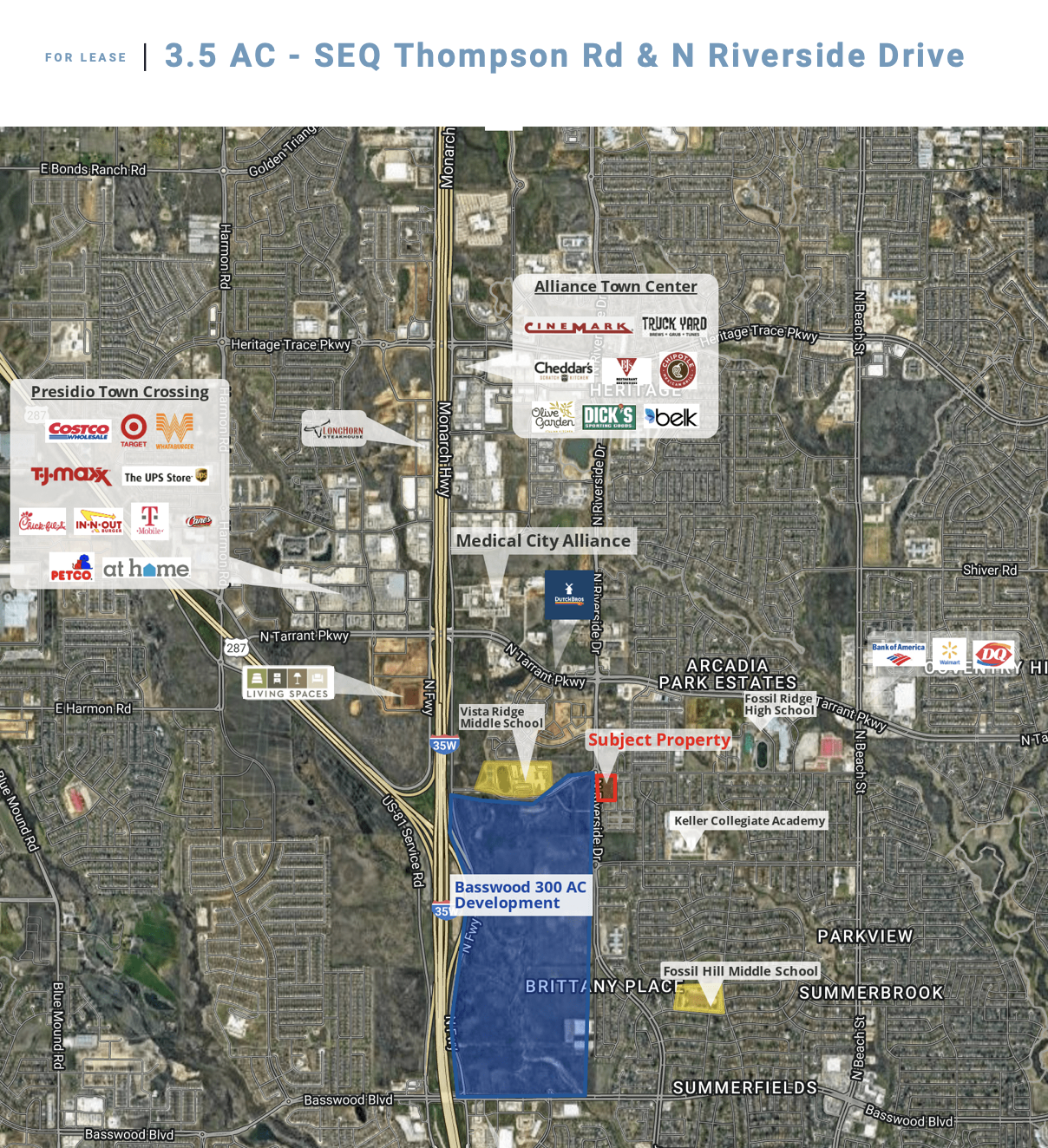 GL/BTS - 3.5 AC SEC N Riverside & Thompson - Fort Worth, TX