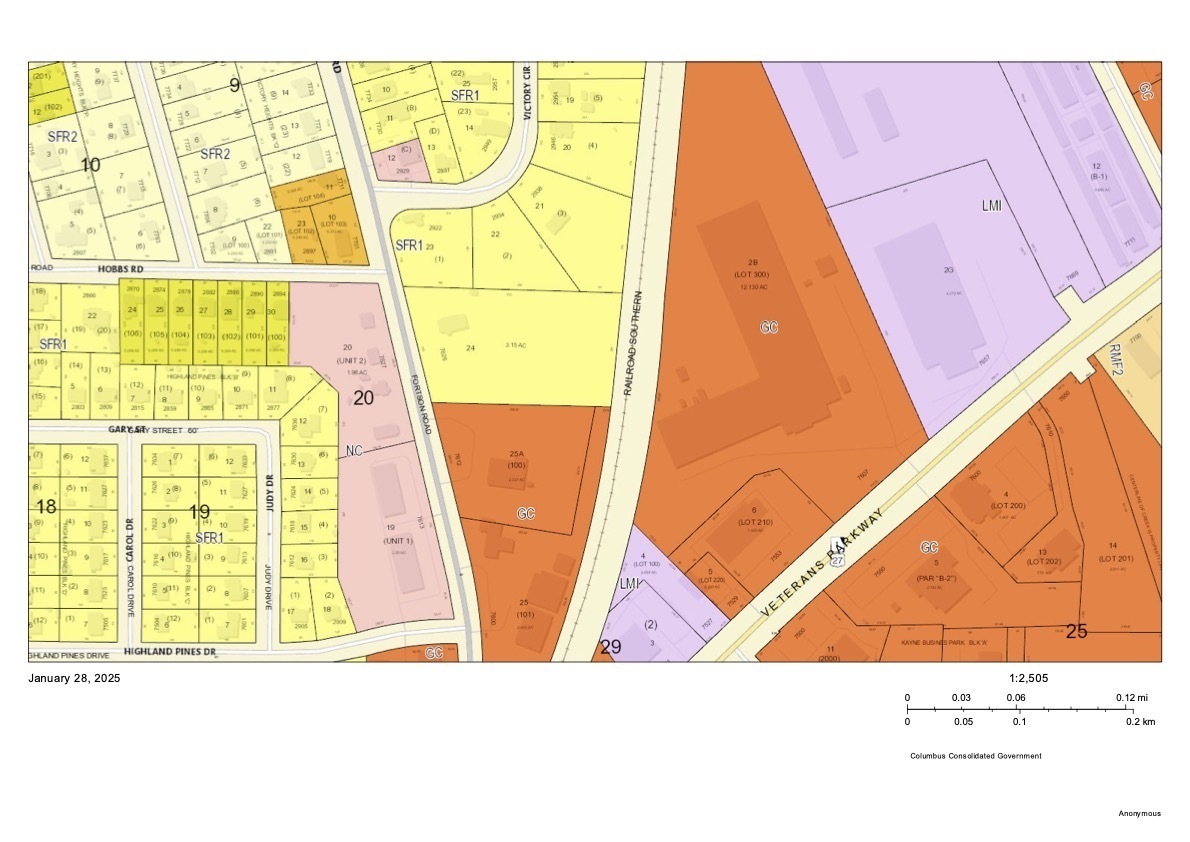 7626 Fortson Rd - Excellent potential for Commercial Use