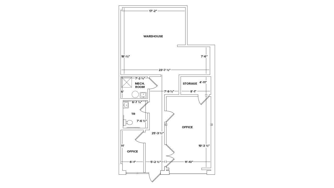 Suite 2 Industrial/Flex, Warehouse, Instructional