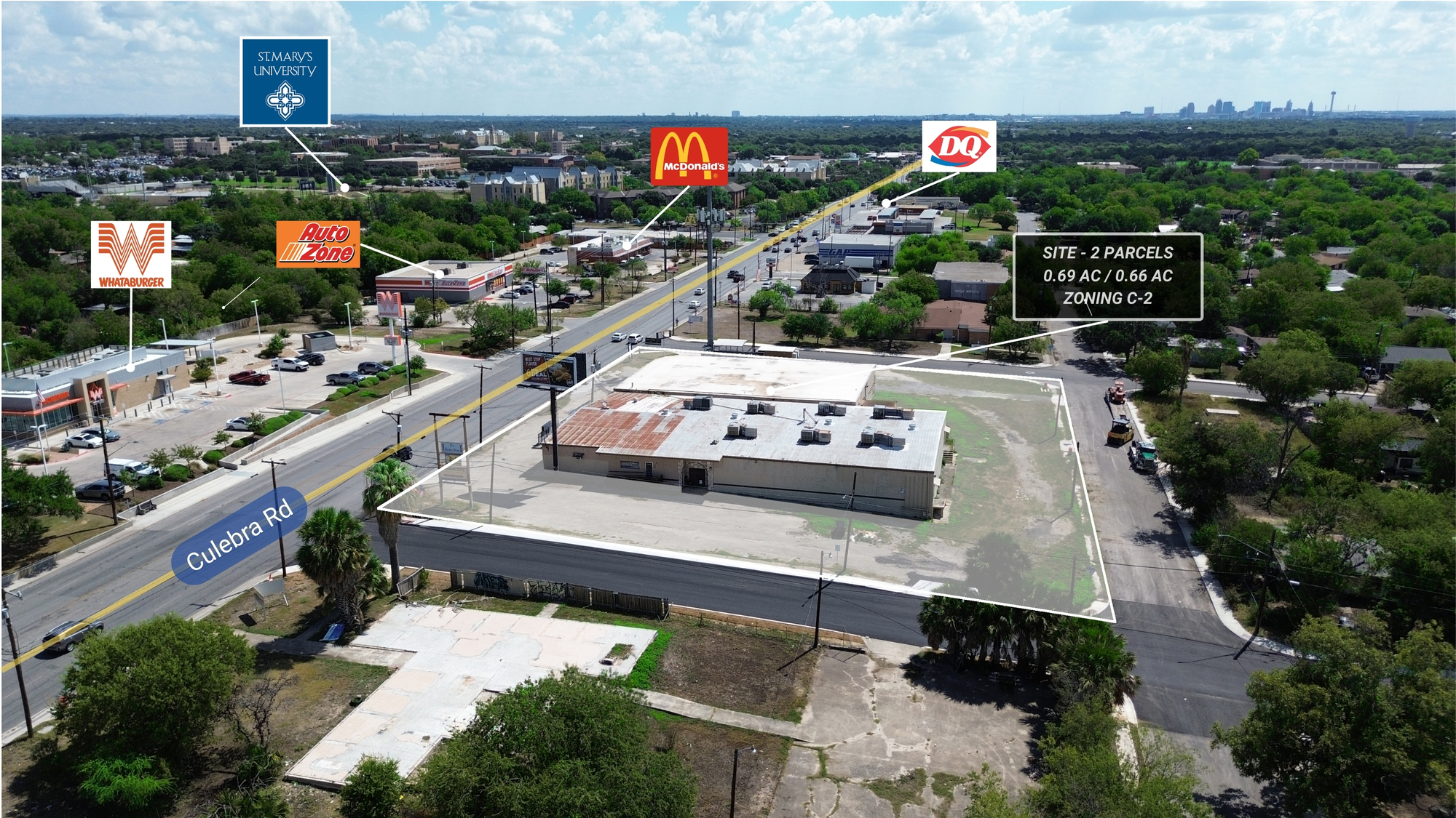 3570-3580 Culebra Rd | 19,730 SF Value-Add Opportunity | 50% Vacant