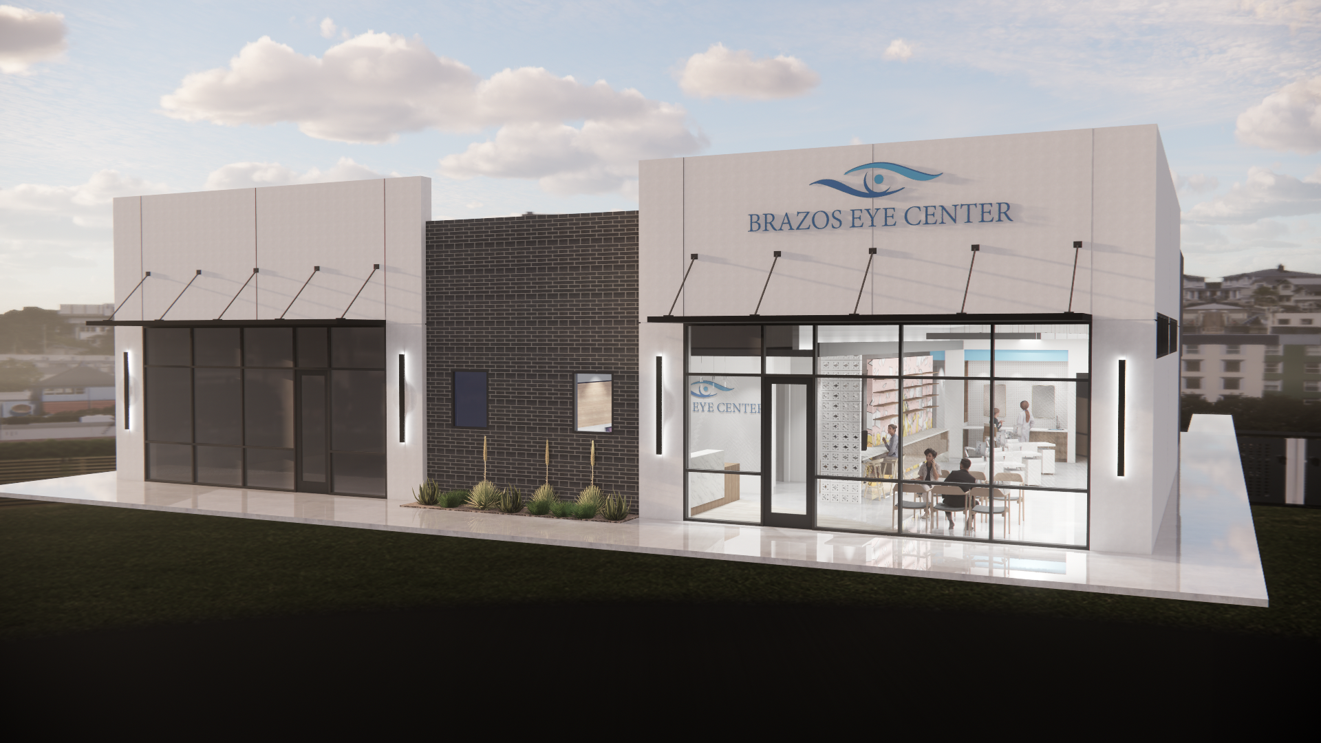 Retail Center Space Available | Co-Tenancy with Established Eye Center | Rosenberg, TX