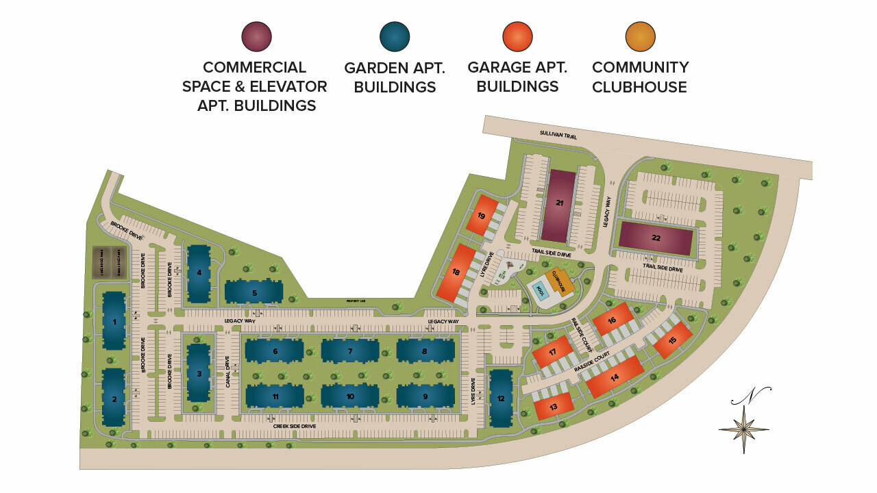 Site Plan Shoppes at Trailside Village