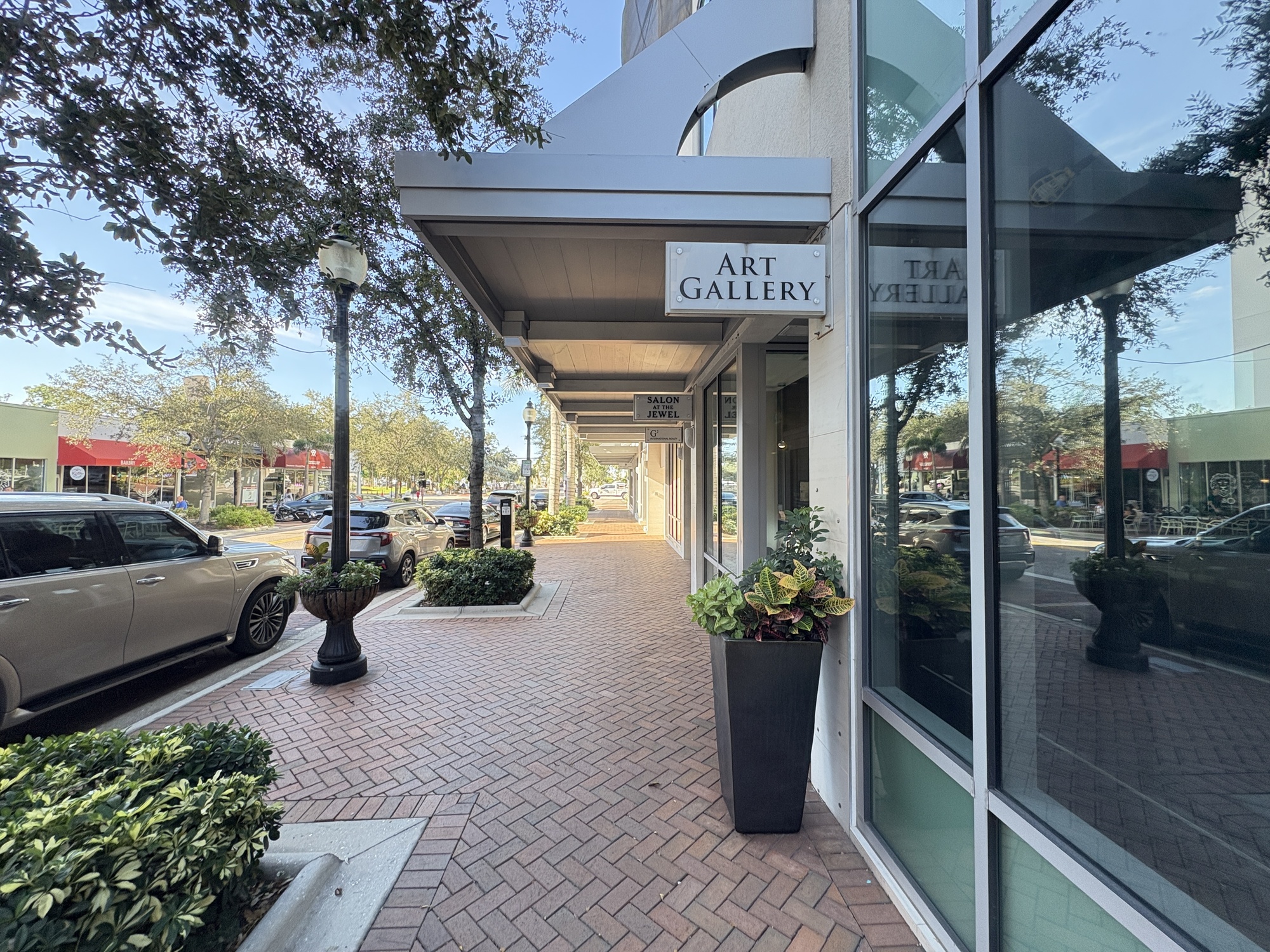 View Looking West Along Main St.