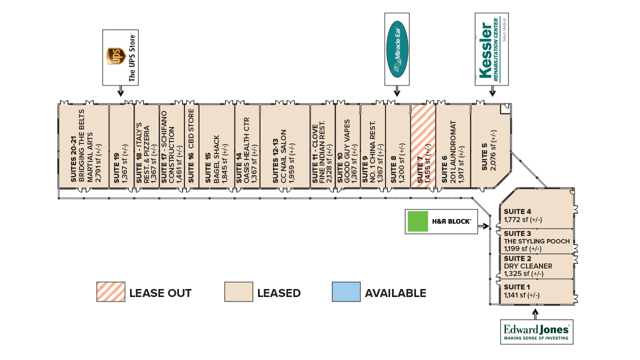 Floor Plan Strykers Crossing Shopping Center