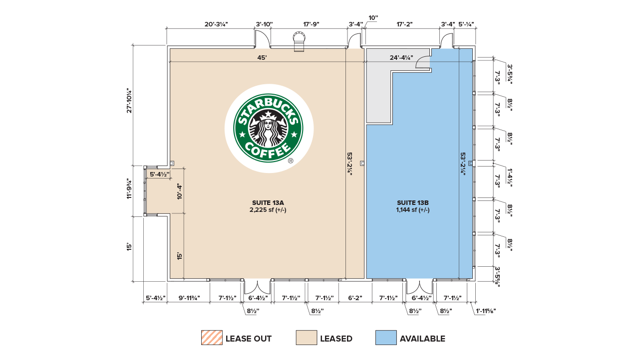 Floor Plan Outparcel 13