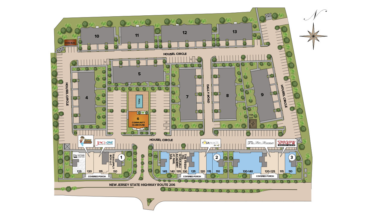 Site Plan Hillsborough Village Center