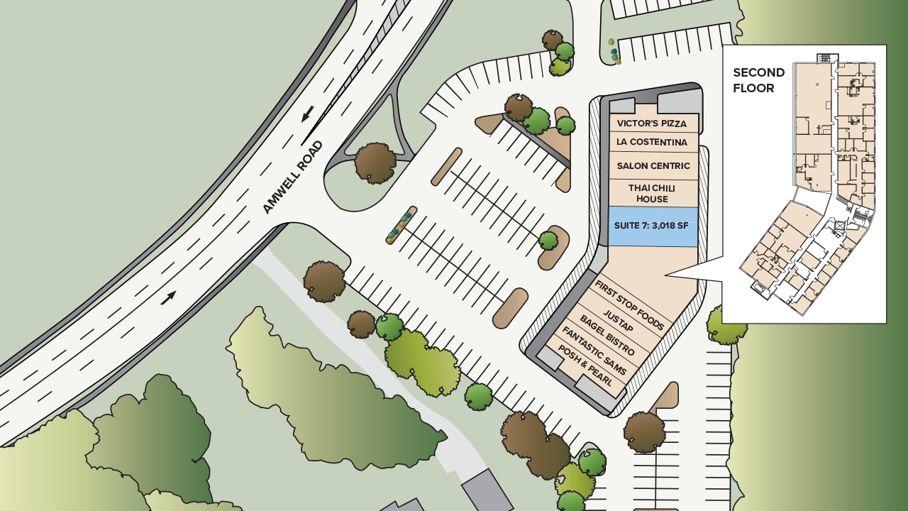 Site Plan Amwell Mall