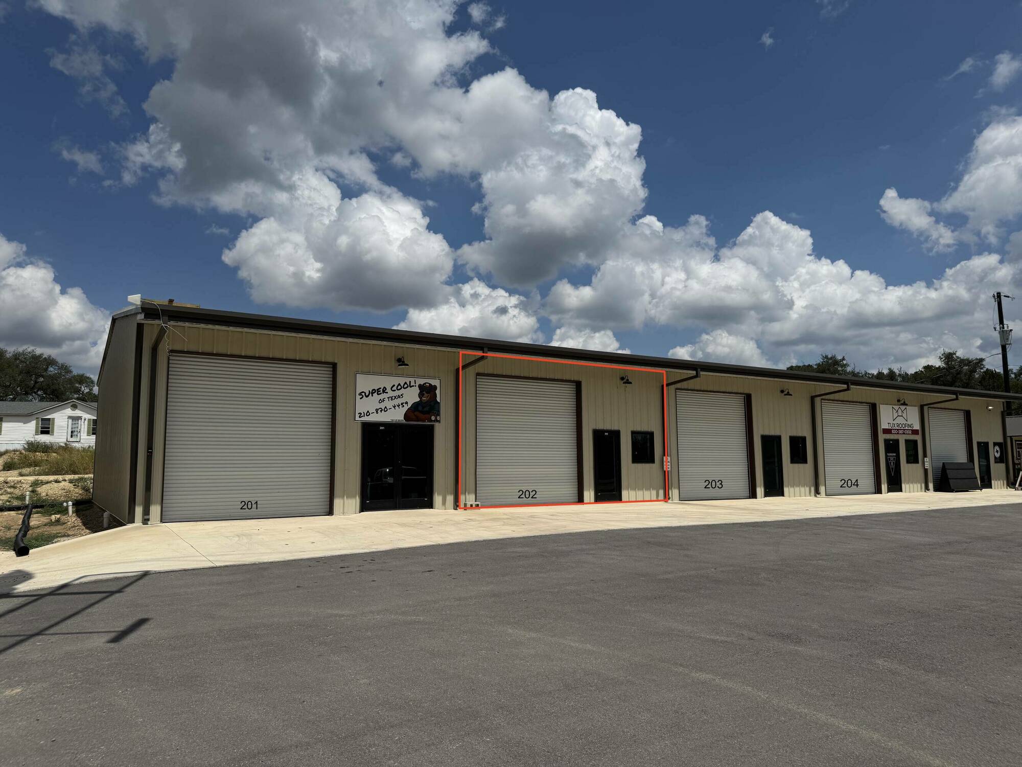 Flex/Warehouse Suites | 1,250–2,500 SF | 3-Phase Power | FM 306 | Spring Branch, TX 5