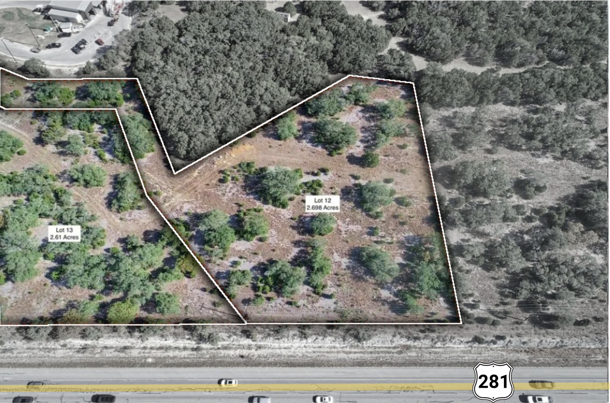 Lots 12 & 13 Rodeo Dr | 5.28 AC | C-2 Zoned | HWY 281 Visibility | Bulverde Corridor 3