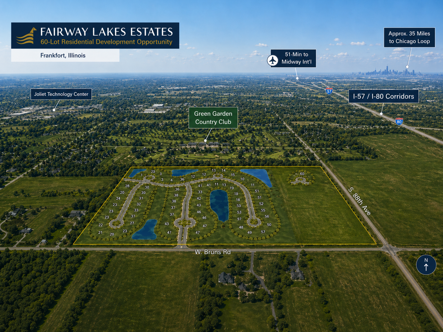 Fairway Lakes Estates | 60-Lot Subdivision