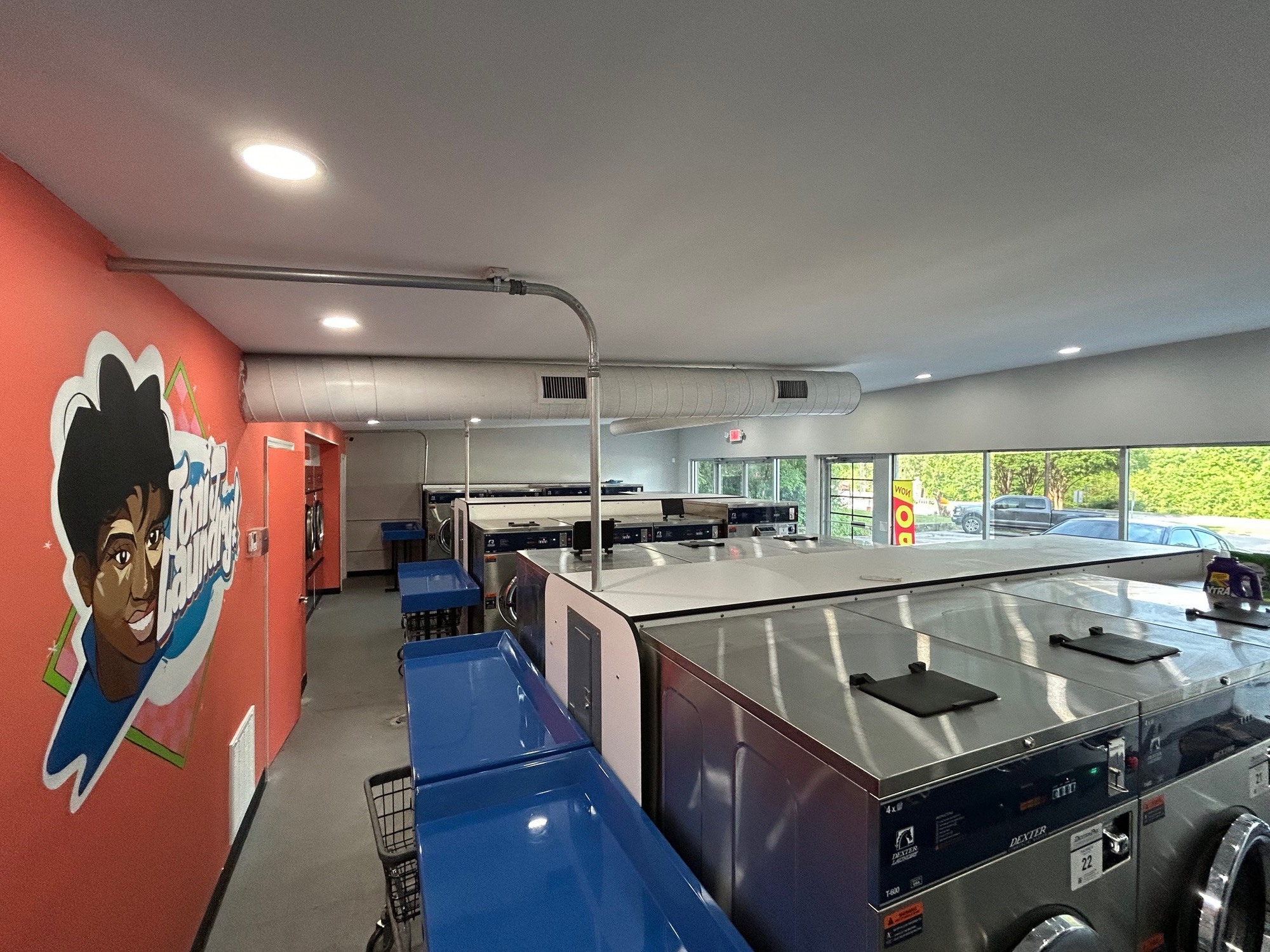 Laundromat / Retail Building, Typical Interior