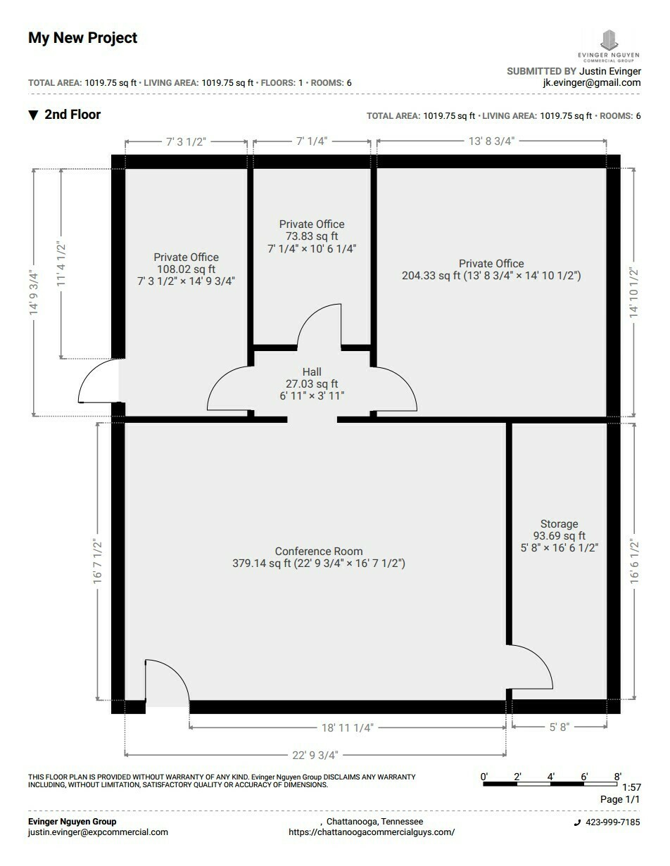 Gross Lease for Office Suites at 3505 Brainerd Rd 3