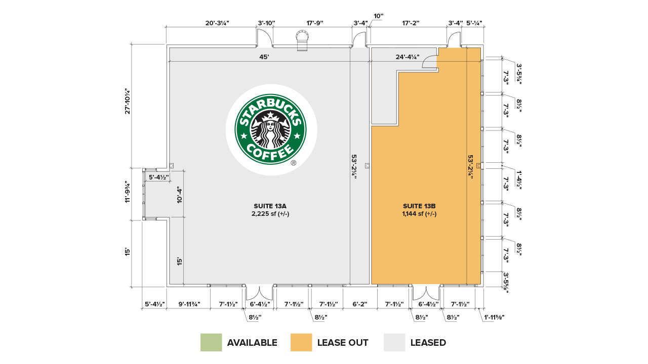 Floor Plan Outparcel 13