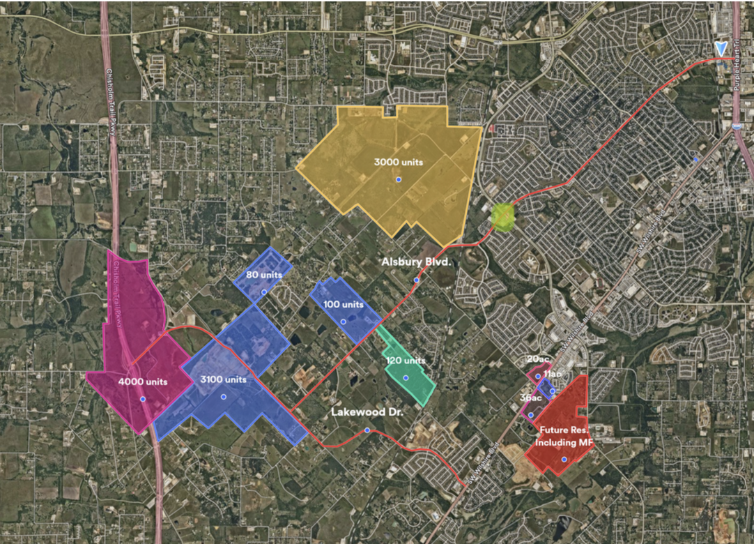 Pre-leasing SW Alsbury Retail 4