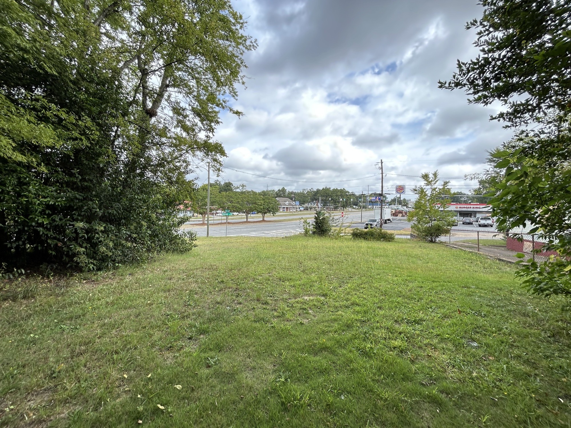 0.24 Acre Commercial Lot, View from Lot Facing Veterans Parkway