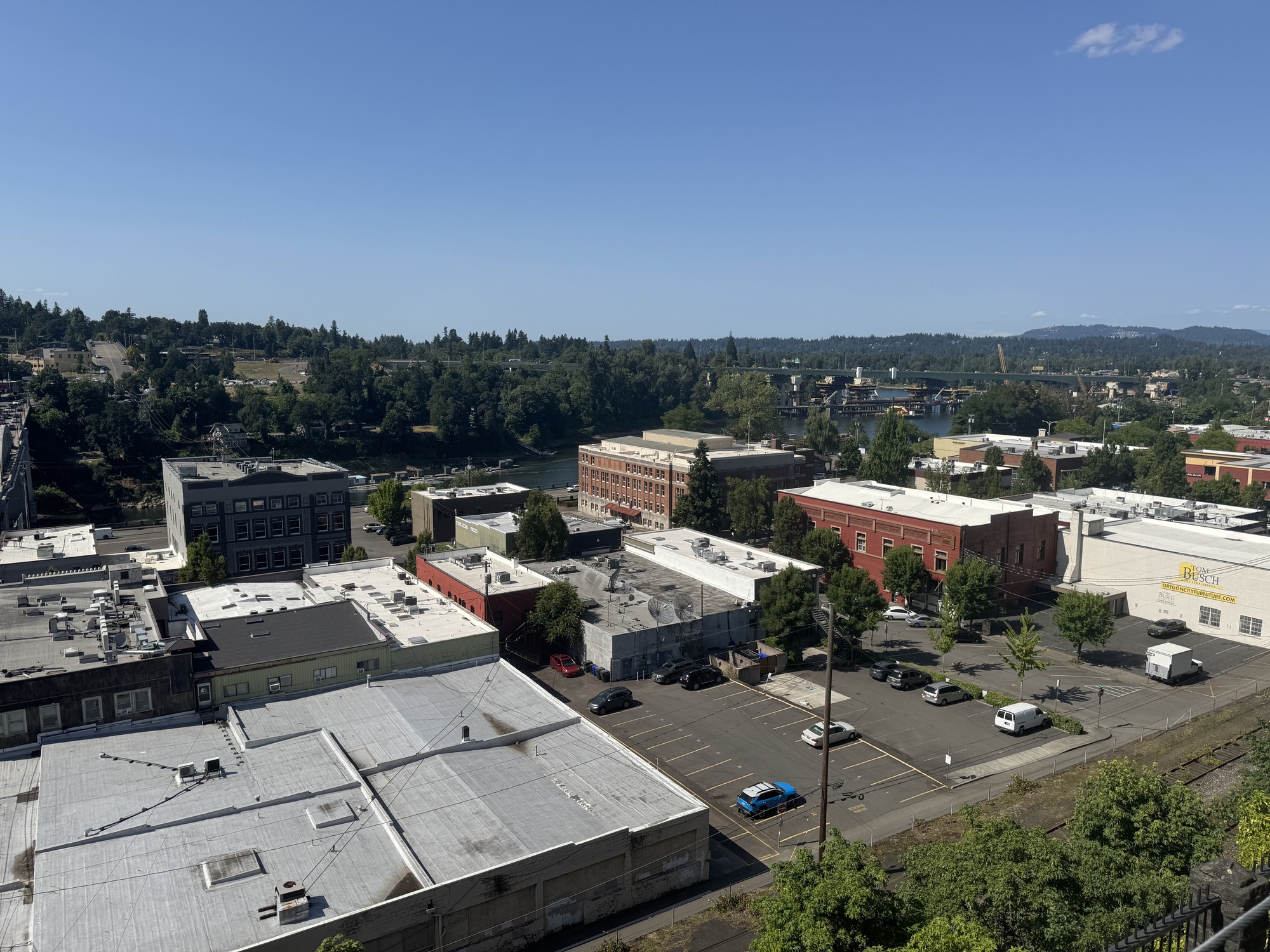 River View (Taken from Building Facing North)