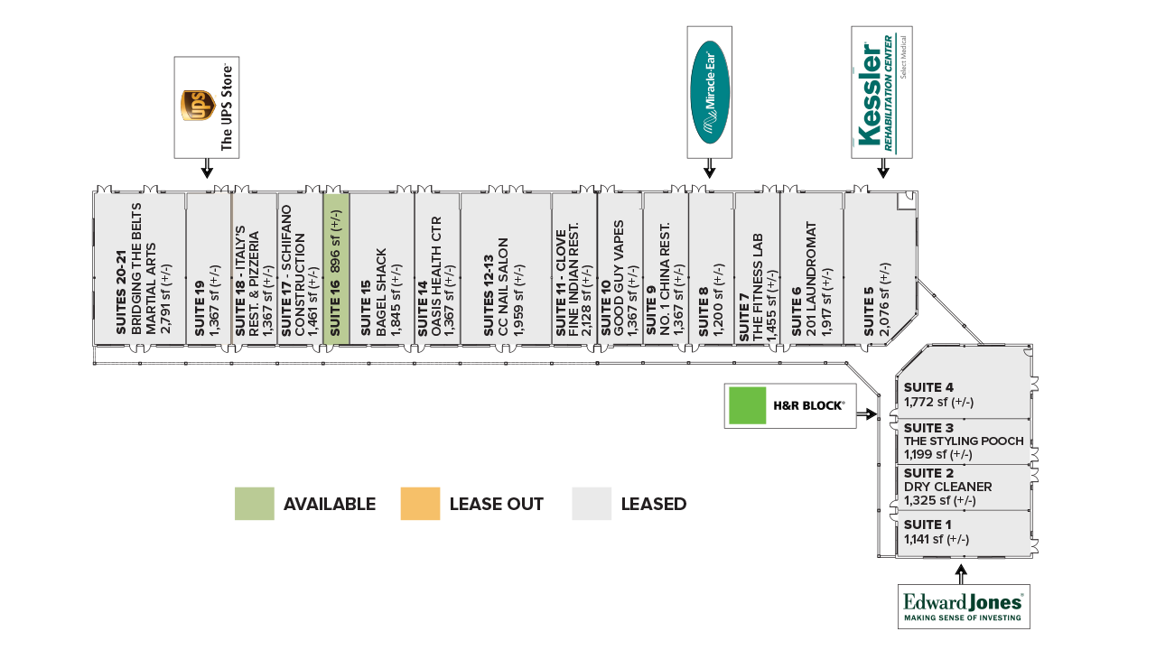 Floor Plan Strykers Crossing Shopping Center