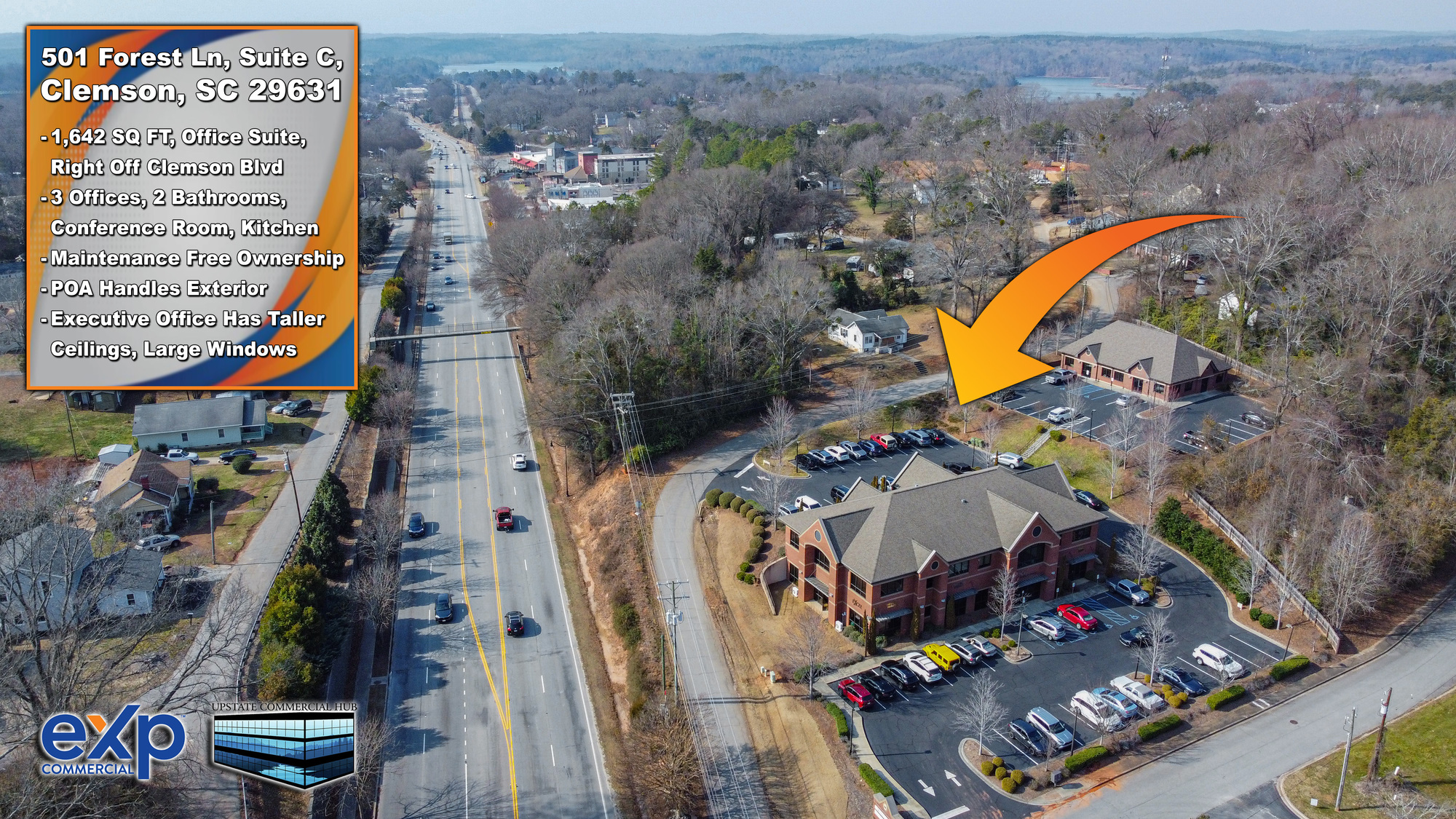 3 Office Suite- Clemson- 1,642 SQ FT