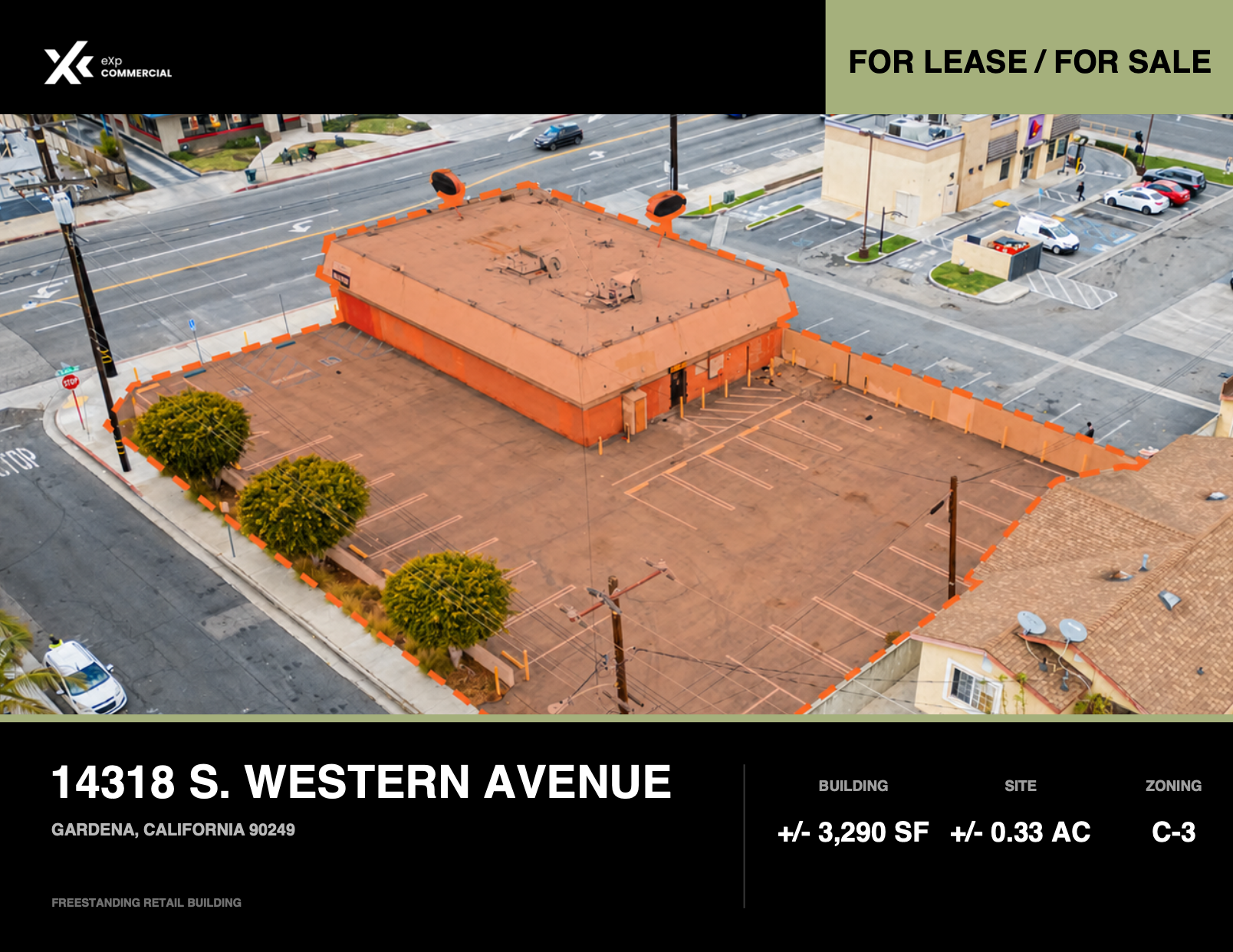 Freestanding Retail Building For Lease