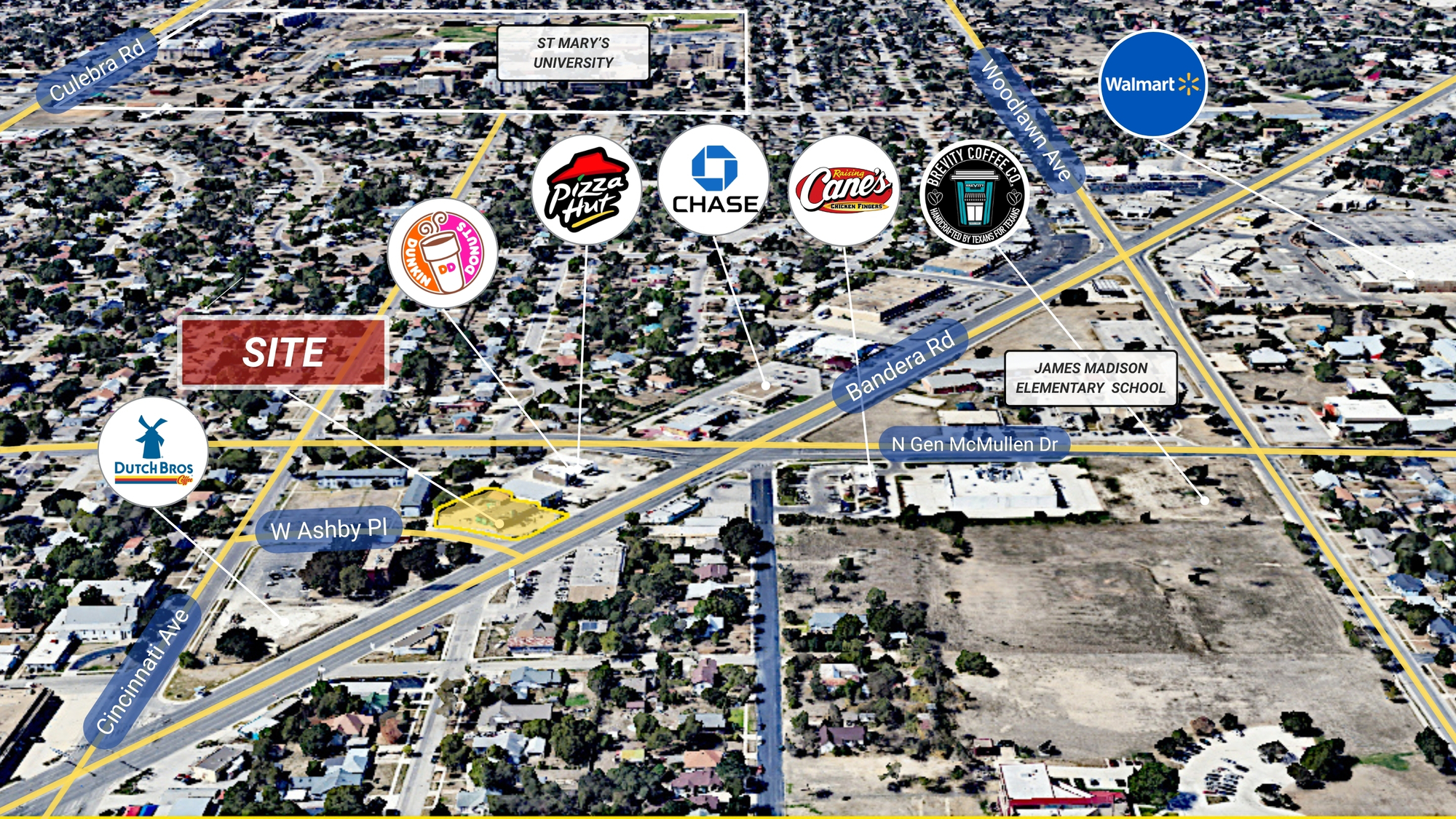 603 Bandera - Corner Building + Apartment | Priced Below Market | Proven Bandera Rd Corridor