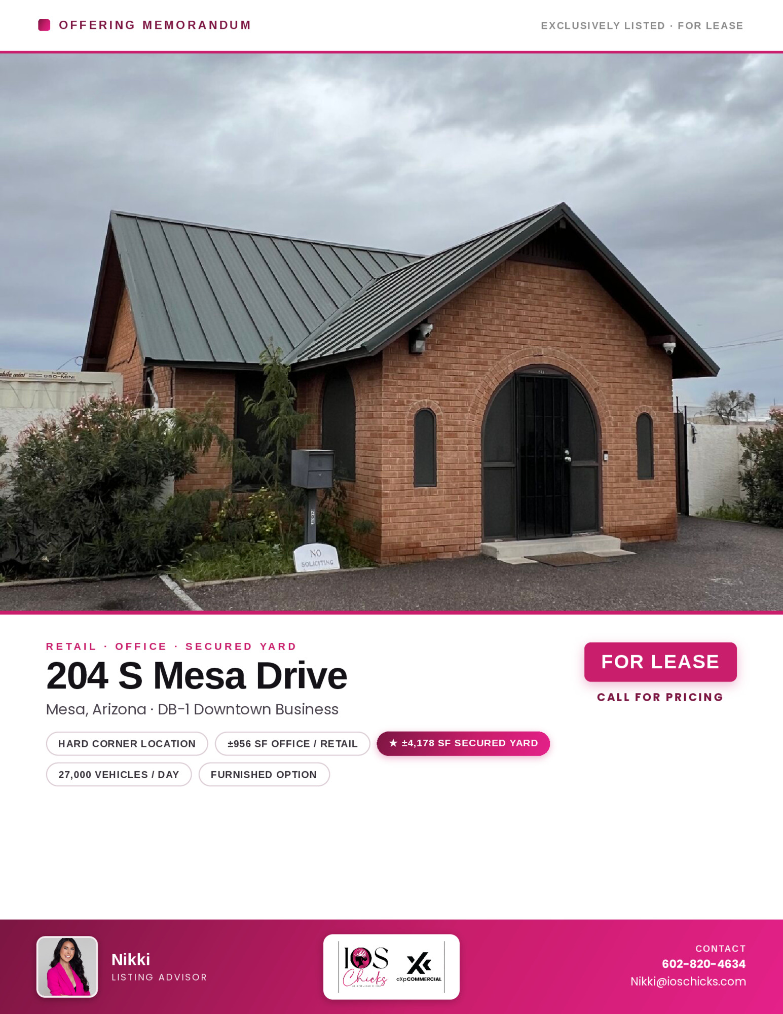 Freestanding Office with 4,200 SF Secured Yard 4