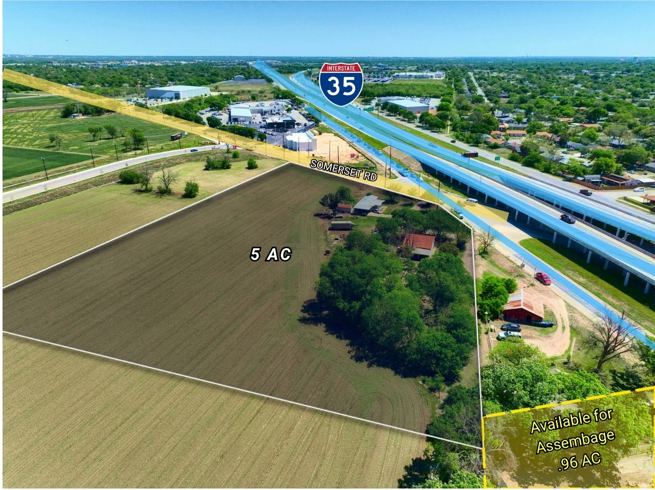 Hard Corner | I-35 Frontage Road at Somerset Road 3