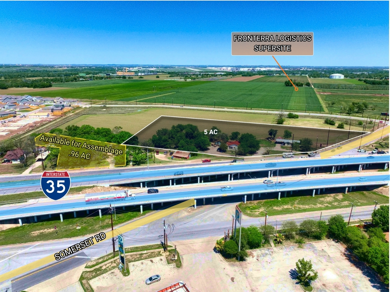 Hard Corner | I-35 Frontage Road at Somerset Road 5