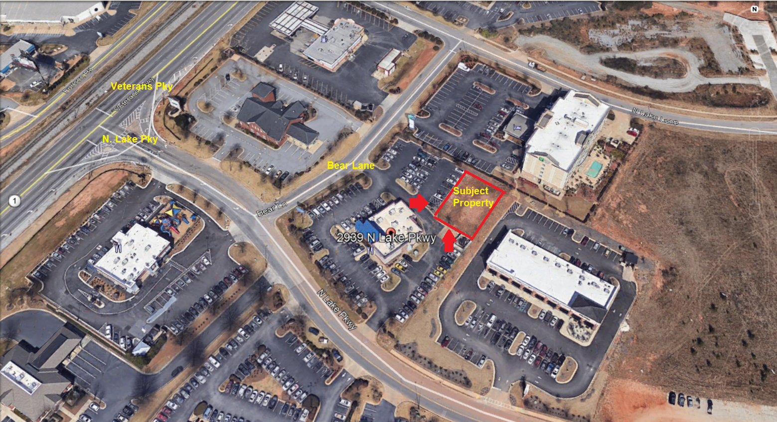 2939 N. Lake Parkway, Aerial view