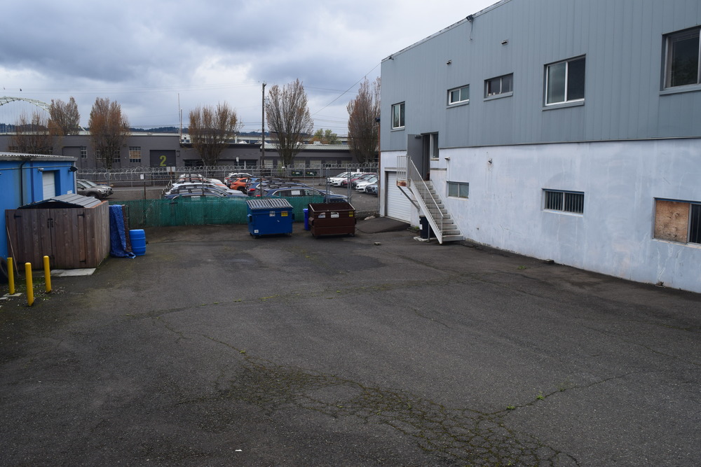 rear parking/yard area