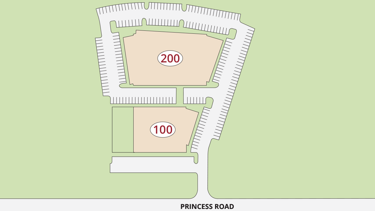 Site Plan Princess Road Office Park
