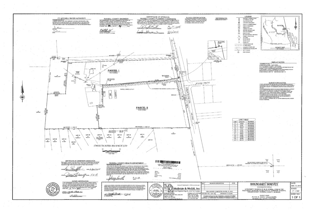 980 Highway 165, Ft. Mitchell, AL Commercial 2 Acres, Survey