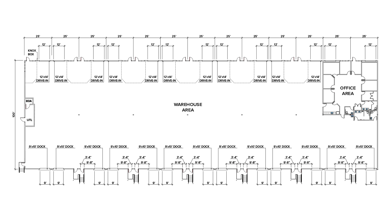 32,456 SF (+/-) - WILL DIVIDE Warehouse