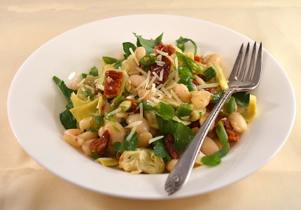 Bodybuilding Bean Salad with Lemon and Herbs