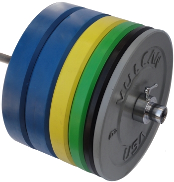 colored bumper plate set