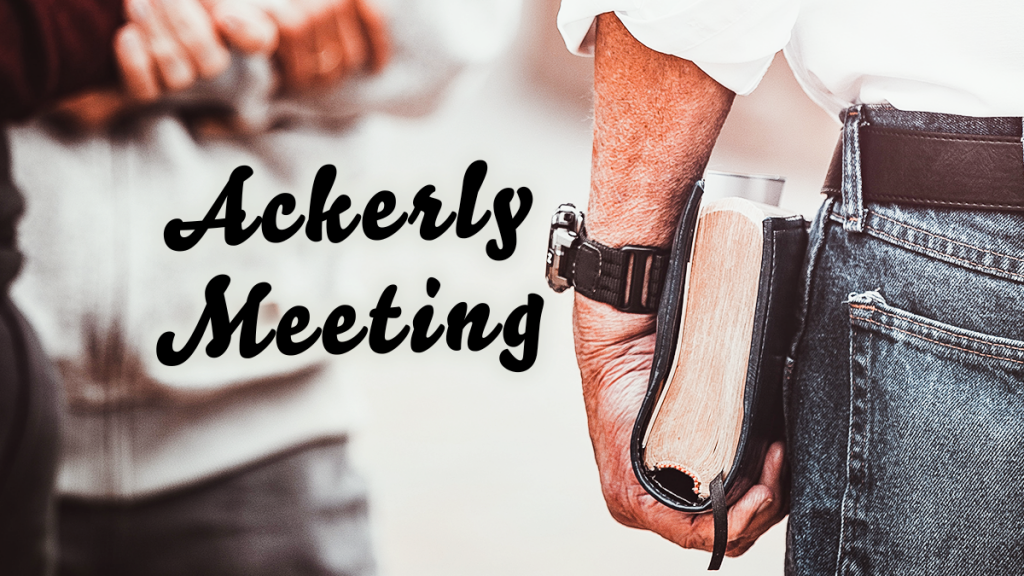 Ackerly Meeting 2021 Burleson Church of Christ