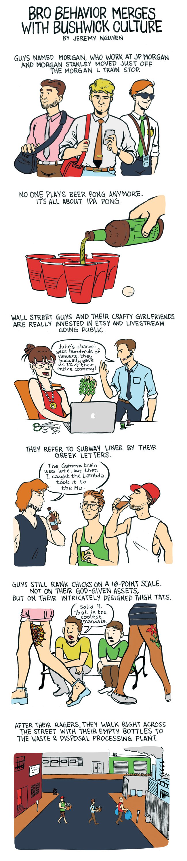 Bro Behavior is Merging with Bushwick Culture [COMIC]