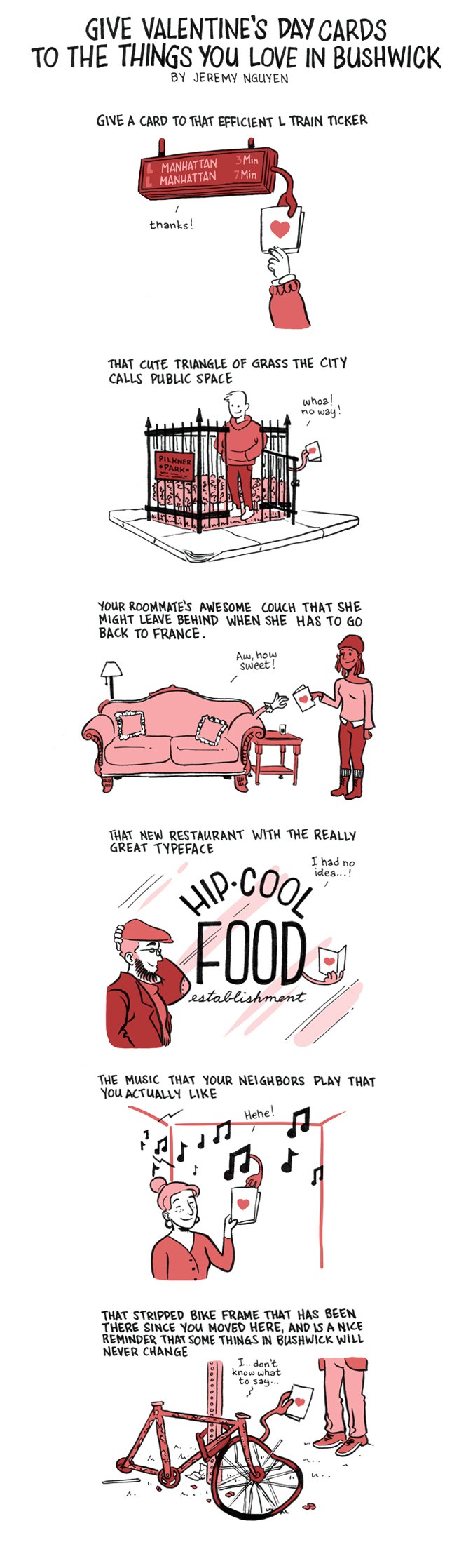 Give a Valentine to The Things You Love in Bushwick [COMIC]