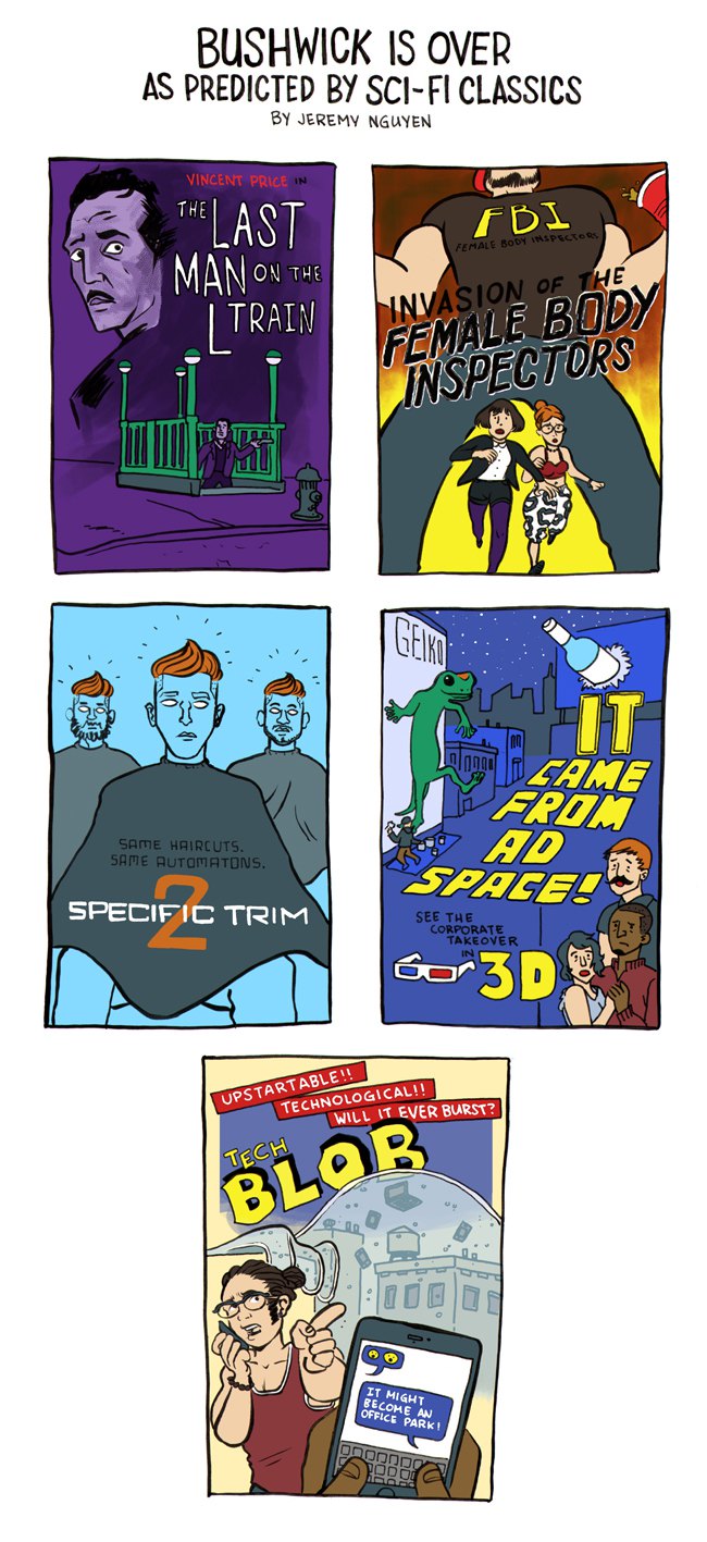 Bushwick is OVER, As Predicted by Science Fiction Classics [COMIC]