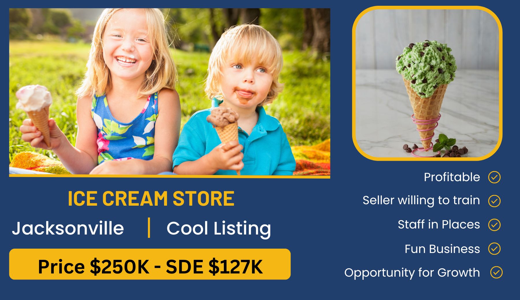  Ice Cream Store Fun and profitable business