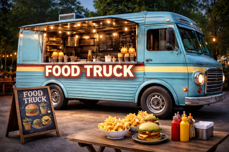 Retro_food_truck_at_sunset