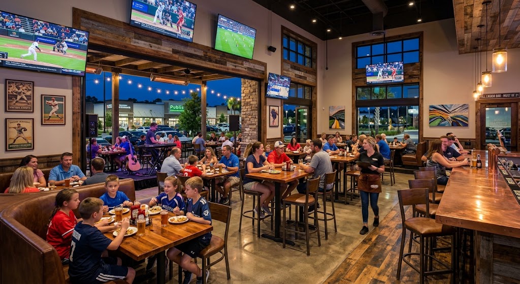 Sports-Themed Family Bar & Grill with Full Liquor