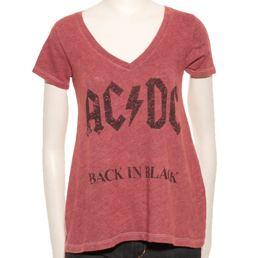 Back In Black Faded Logo T-Shirt